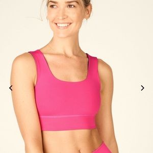 Fabletics Harlow reversible midi sports bra, small